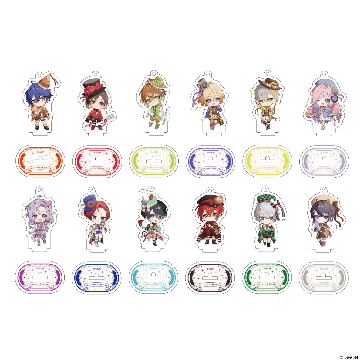 クロケスタ】 ランダムアクリルスタンドキーホルダー（全12種
