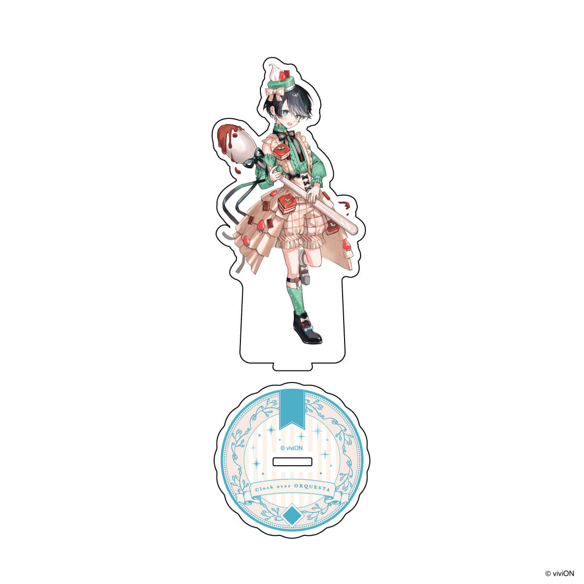 Clock over ORQUESTA クロケスタ AGF アクスタ 九重九日 アクリルスタンド］2nd anniversary 九重 九日【クロケスタ