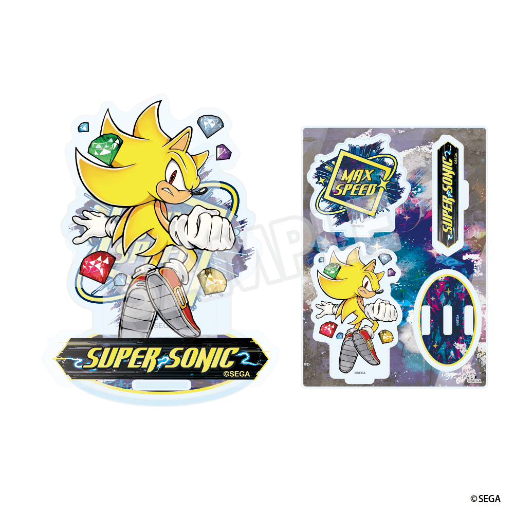 ソニック・ザ・ヘッジホッグ】アクリルジオラマ(スーパー ソニック・ザ・ヘッジホッグ】アクリルジオラマ(スーパー