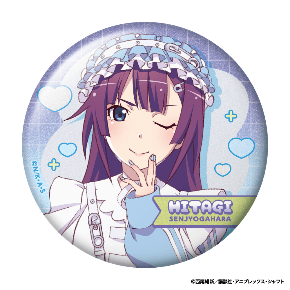 物語〉シリーズ トレーディング グリッター缶バッジ – animeshi