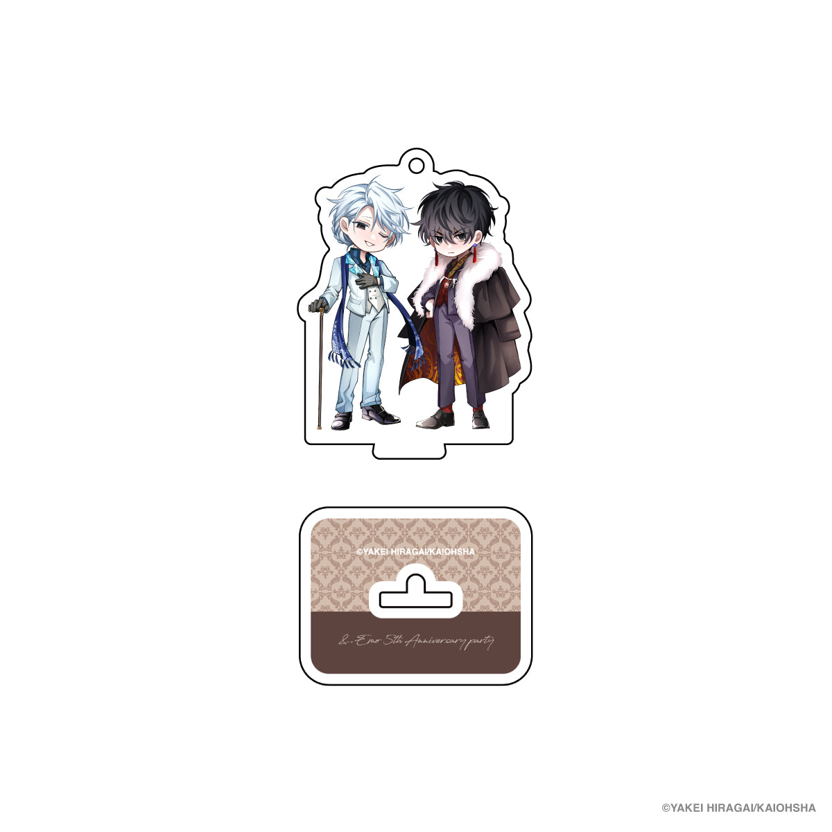 【＆.Emo】 ペアアクリルスタンドキーホルダー「籠鳥」