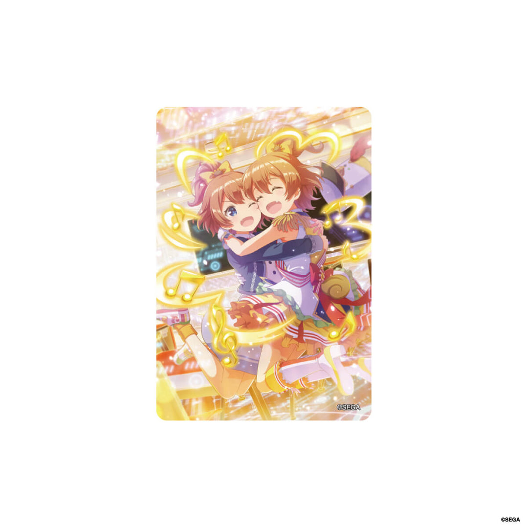 オンゲキ　カード付きクリアファイルセット オンゲキ】 トレカ風アクリルカード（日向千夏） – animeshi