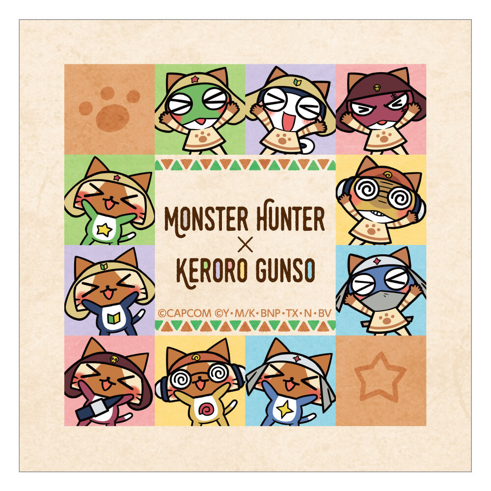 【モンスターハンター×ケロロ軍曹】 ミニハンカチ