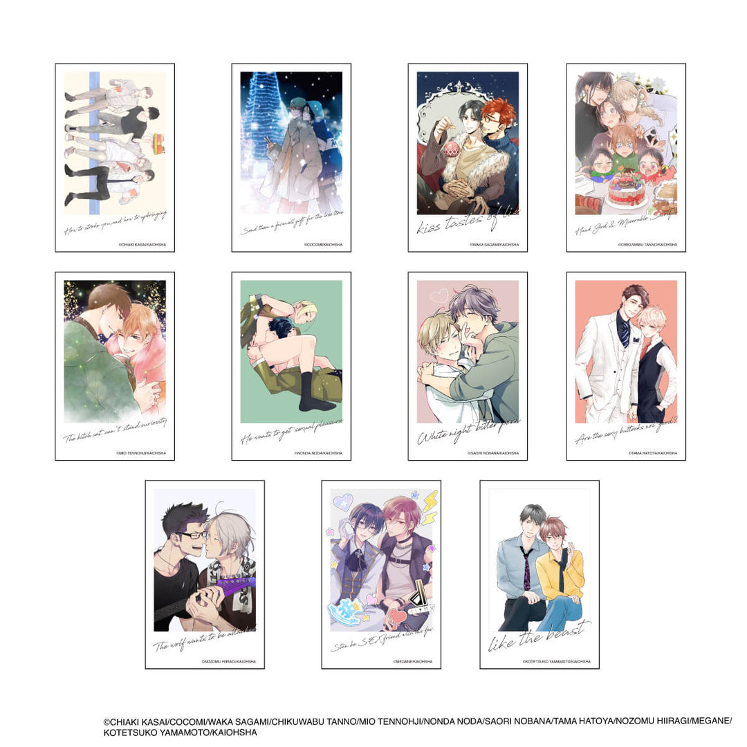 Carole de GUSH 2024 フォト風カード9点 Carole de GUSH 2024 フォト風カード9点