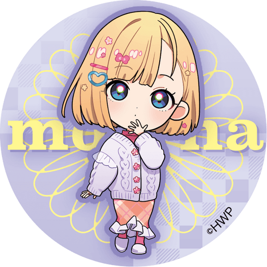 mona】 ランダム缶バッジ（全6種）（モゲラッタイラスト） – animeshi
