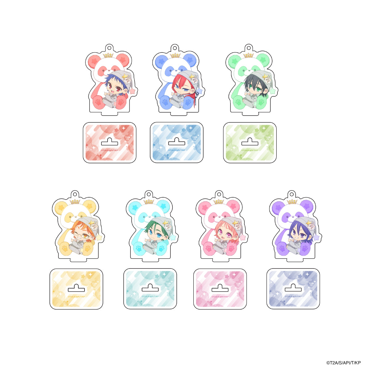 【KING OF PRISM-Your Endless Call-み～んなきらめけ！プリズム☆ツアーズ】ランダムアクリルスタンドキーホルダー（全７種）