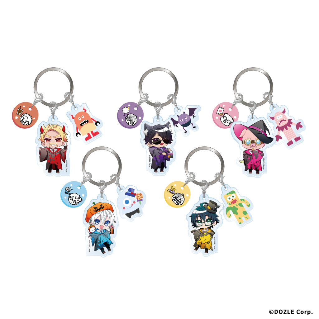 キャラクターアクリルキーホルダー ドズル社】 3連アクリルキーホルダー – animeshi