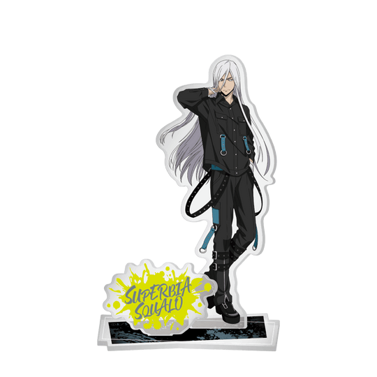 Amazon.co.jp: 1015家庭教師ヒットマンREBORN スクアーロ 原作アクリルバッジ : ホビー