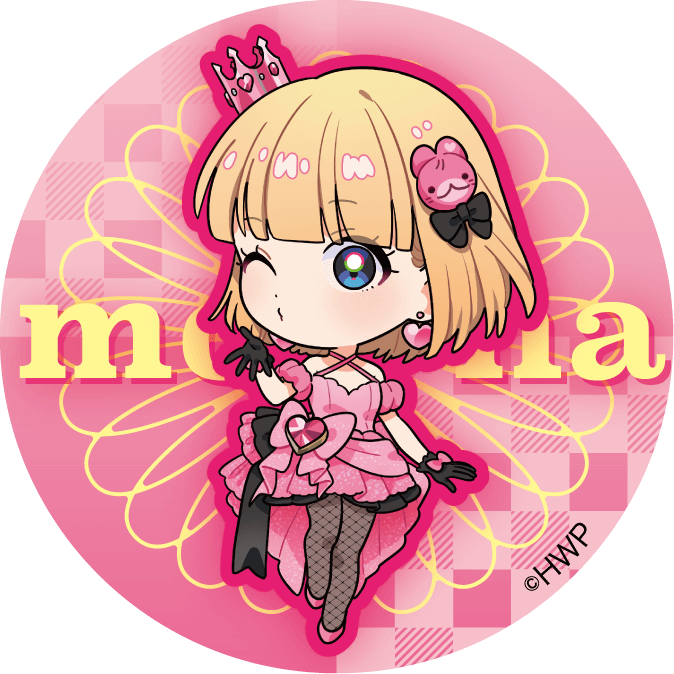 mona】 ランダム缶バッジ（全6種）（モゲラッタイラスト） – animeshi
