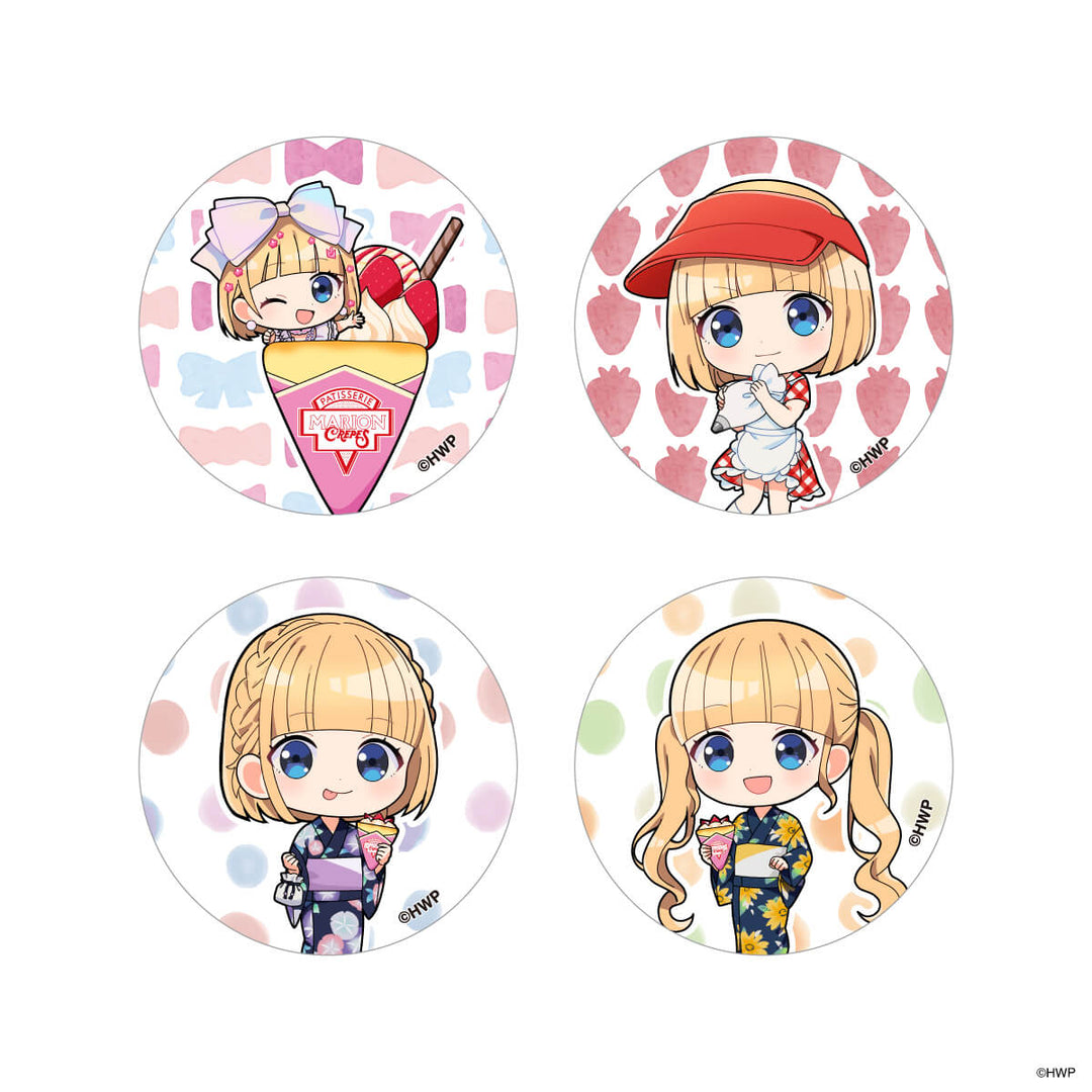 キミプリ メロロン マリオンクレープ 缶バッジ 80個セット キミプリ メロロン 缶バッジ マリオンクレープコラボ まとめ買い可