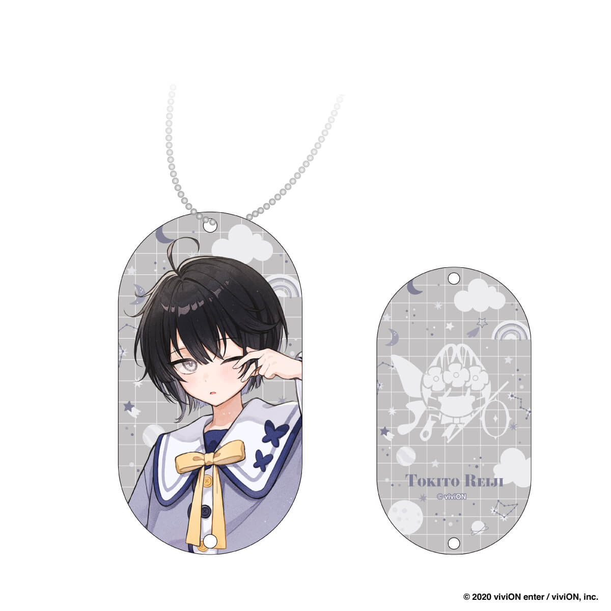 【クロケスタ】 アクリルキーホルダー（朱鷺燈零士）（等身イラスト）（パジャマ　Ｖｅｒ．）