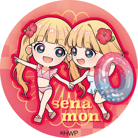 mona】 ランダム缶バッジ（全6種）（モゲラッタイラスト） – animeshi