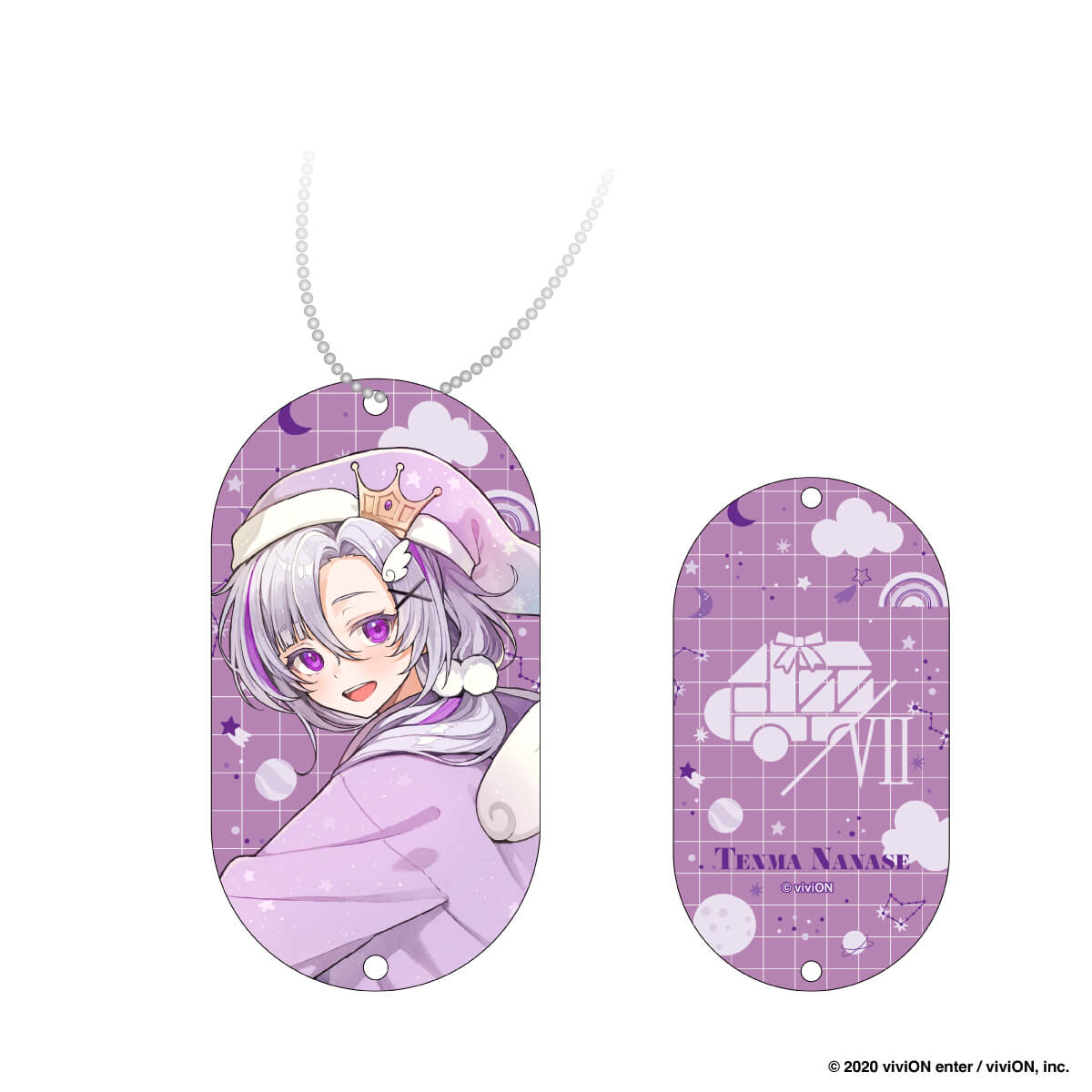 【クロケスタ】 アクリルキーホルダー（天馬七星）（等身イラスト）（パジャマ　Ｖｅｒ．）