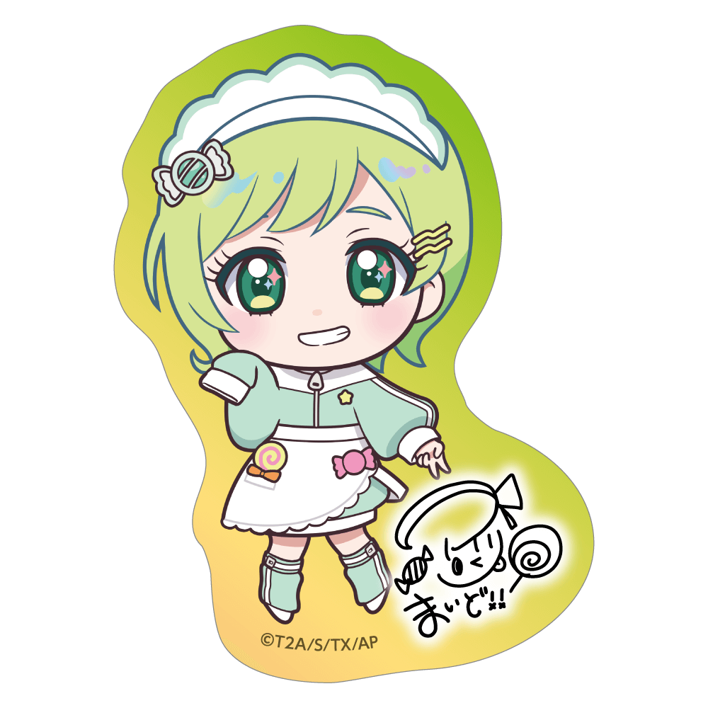 ひみつのアイプリ】 サイン入りダイカットステッカー（全8種） – animeshi