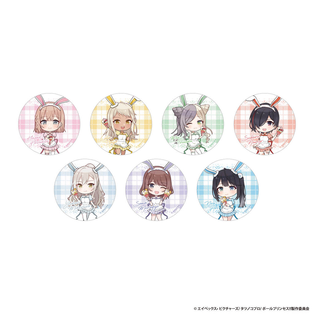 ポルカ マリオンクレープ 缶バッジ×12個 アイカツ 藤堂ユリカ ポンポン