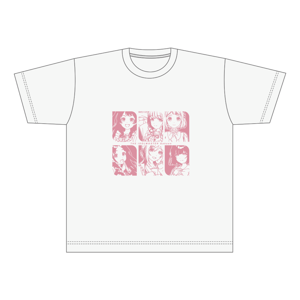 【学園アイドルマスター】 BOXシルエットTee 甘めレトロガーリー