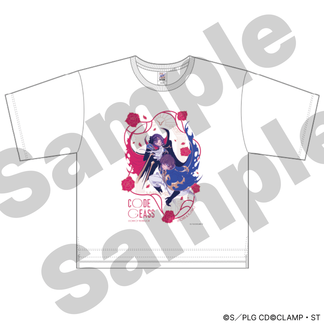 コードギアス】BOX シルエットTee_ ホワイトボディ_Free（コード