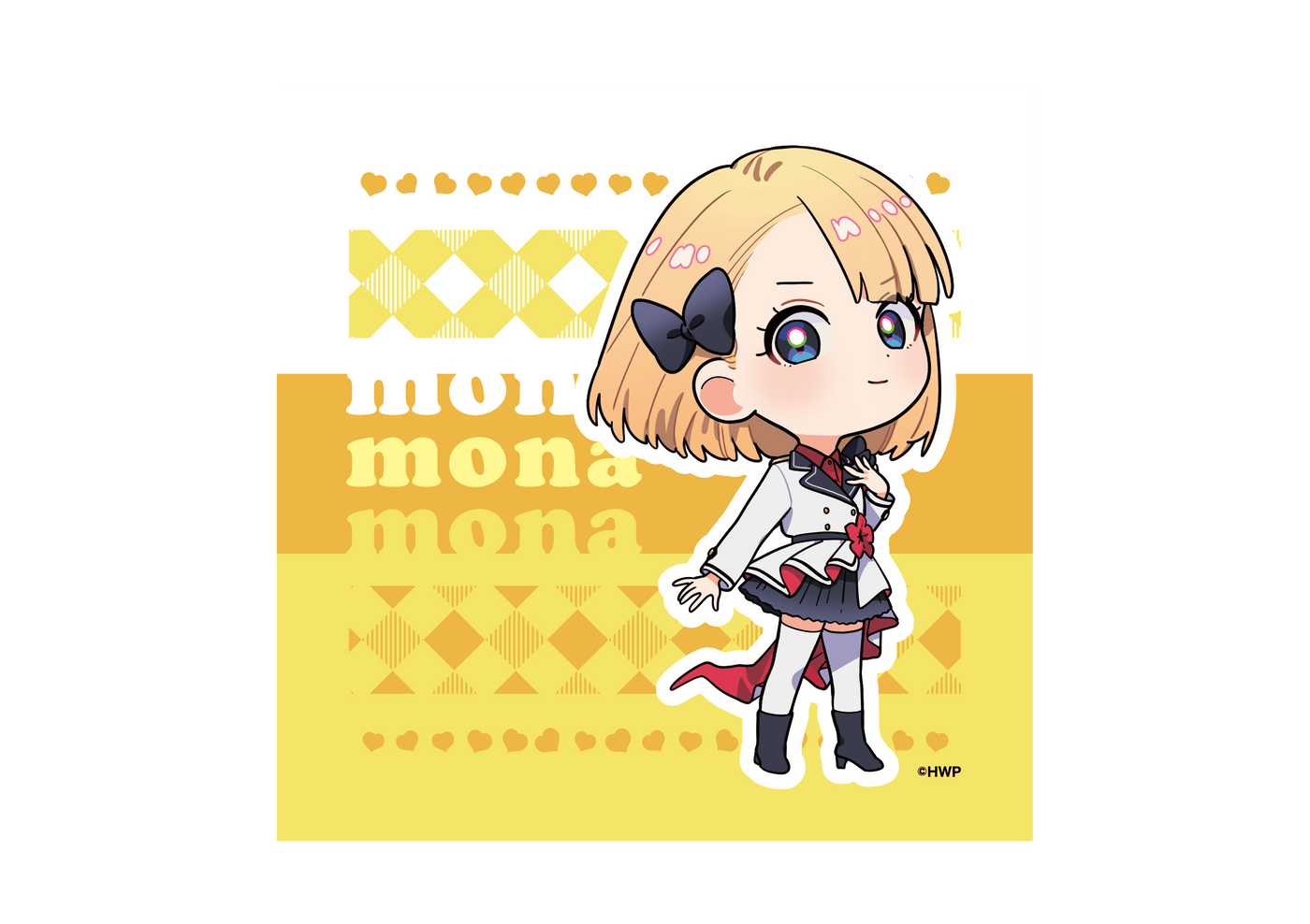 【mona】 マイクロファイバータオルB（mona）（モゲラッタイラスト）