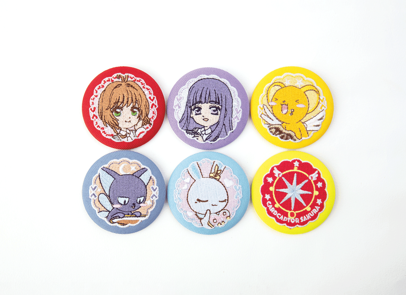 【カードキャプターさくら ~さくらと知世のティーパーティー~】 トレーディング 刺繍缶バッジ（コンプリートセット）