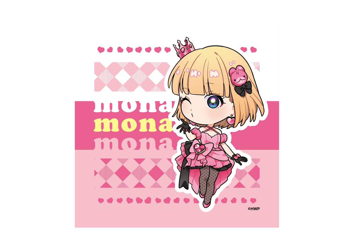 【mona】 マイクロファイバータオルC（mona）（モゲラッタイラスト）