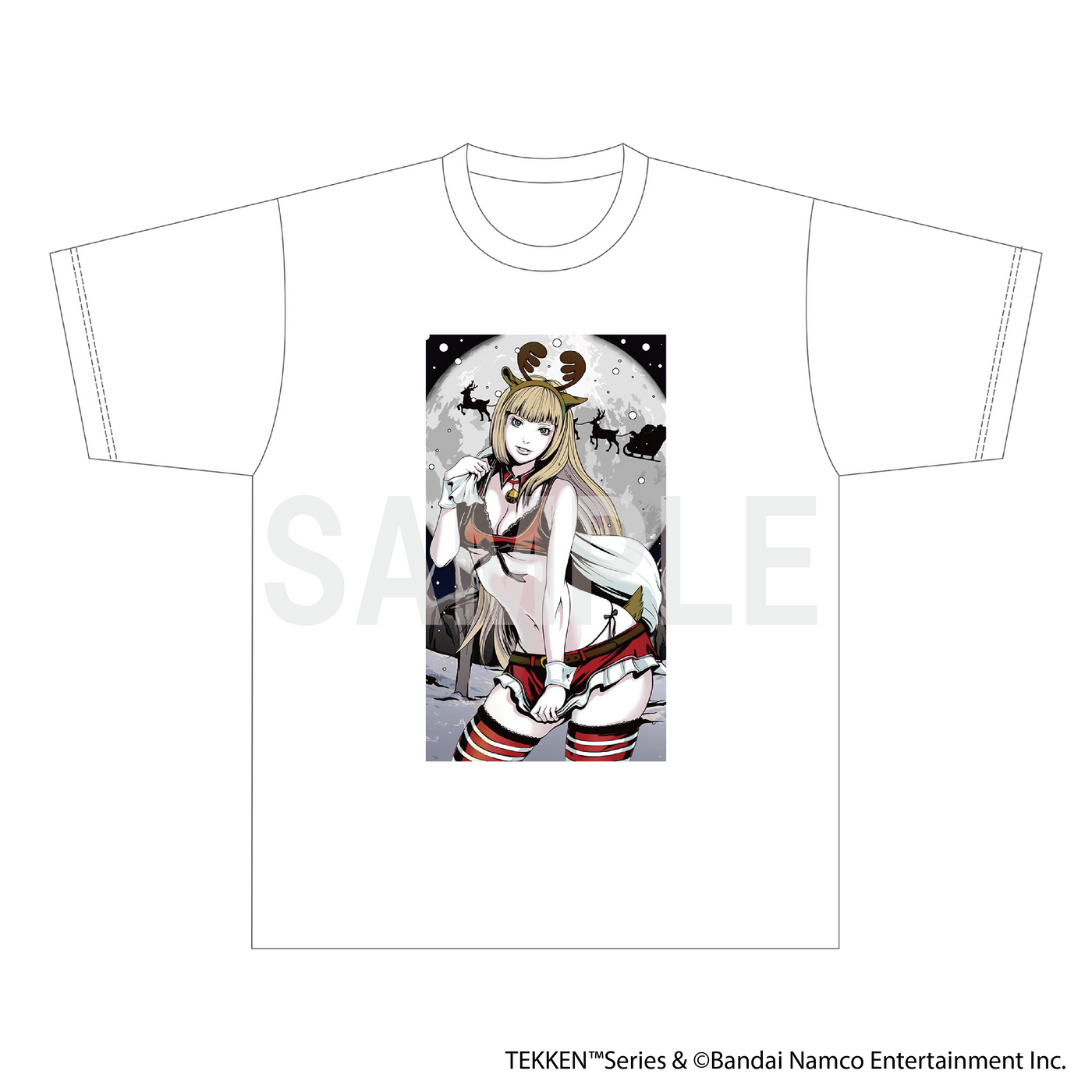 【TEKKEN】 Xmas Lili T-shirt（白）Sサイズ