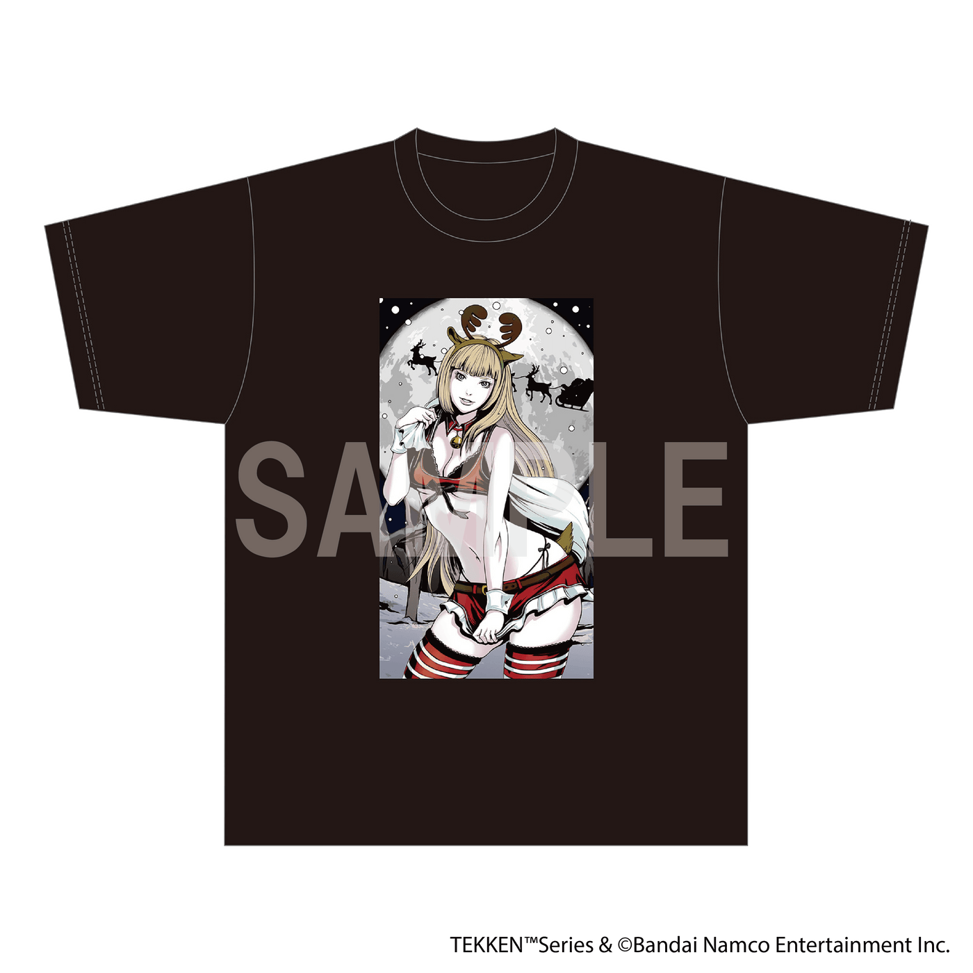 【TEKKEN】 Xmas Lili T-shirt（黒）Lサイズ