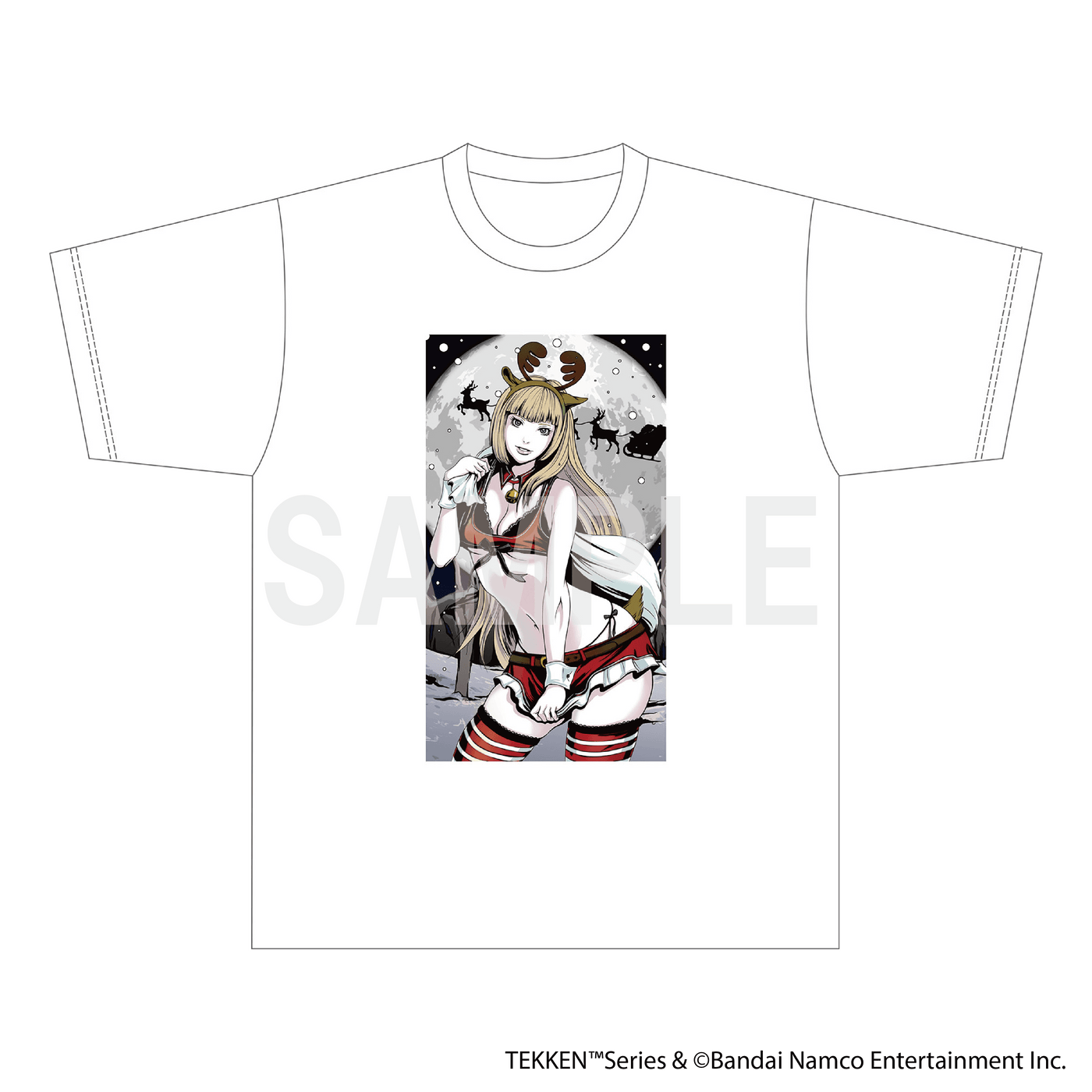 【TEKKEN】 Xmas Lili T-shirt（白）Lサイズ