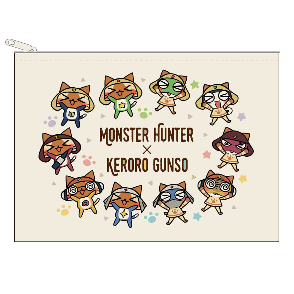 【モンスターハンター×ケロロ軍曹】 フラットポーチ