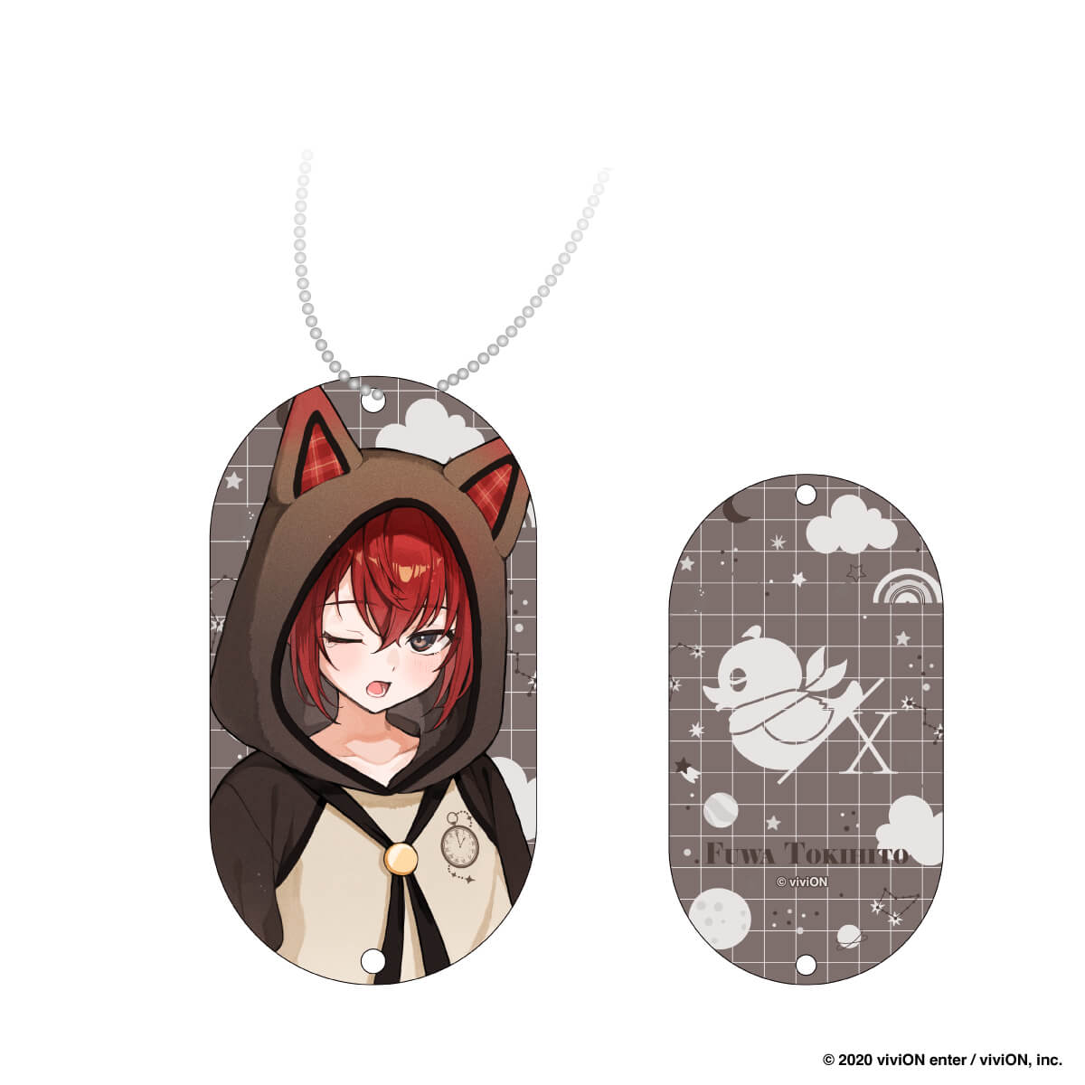 【クロケスタ】 アクリルキーホルダー（不破十紀人）（等身イラスト）（パジャマ　Ｖｅｒ．）