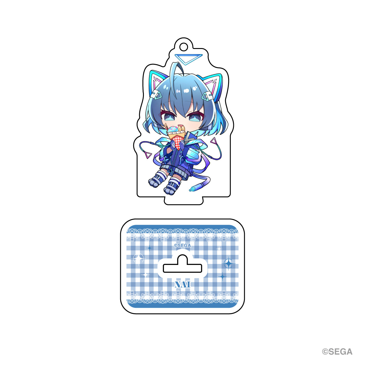 【『CHUNITHM』マリオンクレープコラボ】ランダムアクリルスタンドキーホルダー（全５種）単品