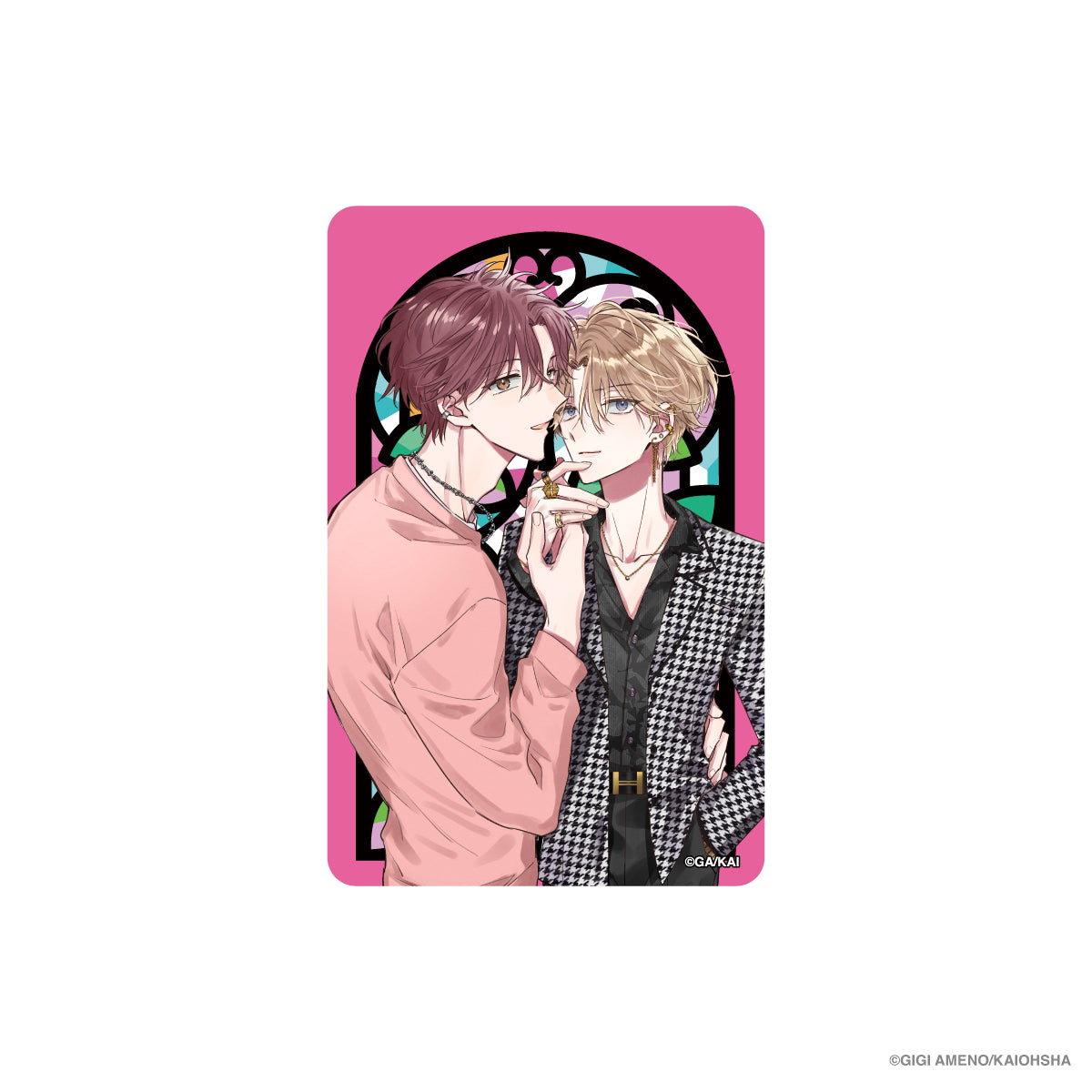 【＆.Emo】 ステンドグラス風クリアカード