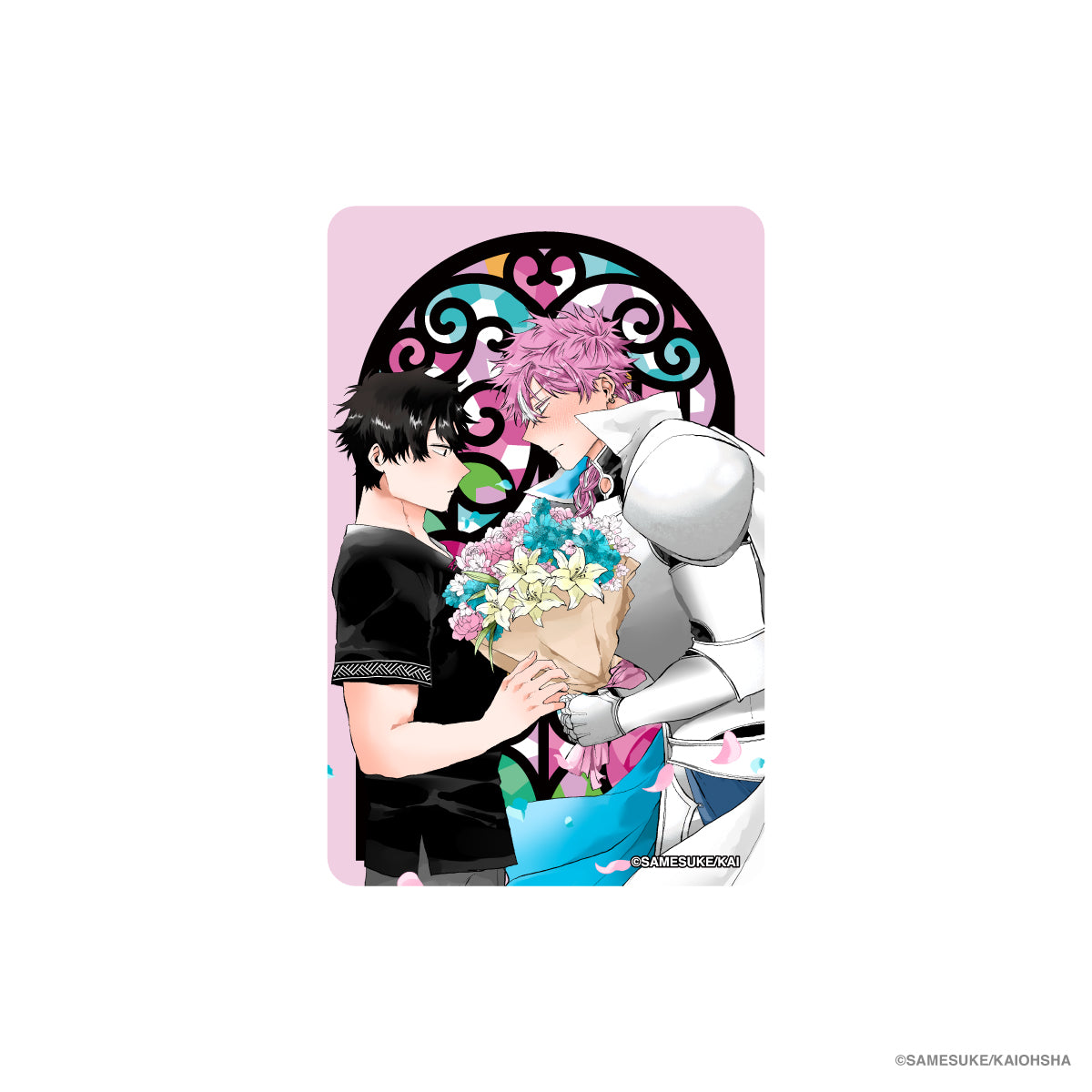 【＆.Emo】 ステンドグラス風クリアカード