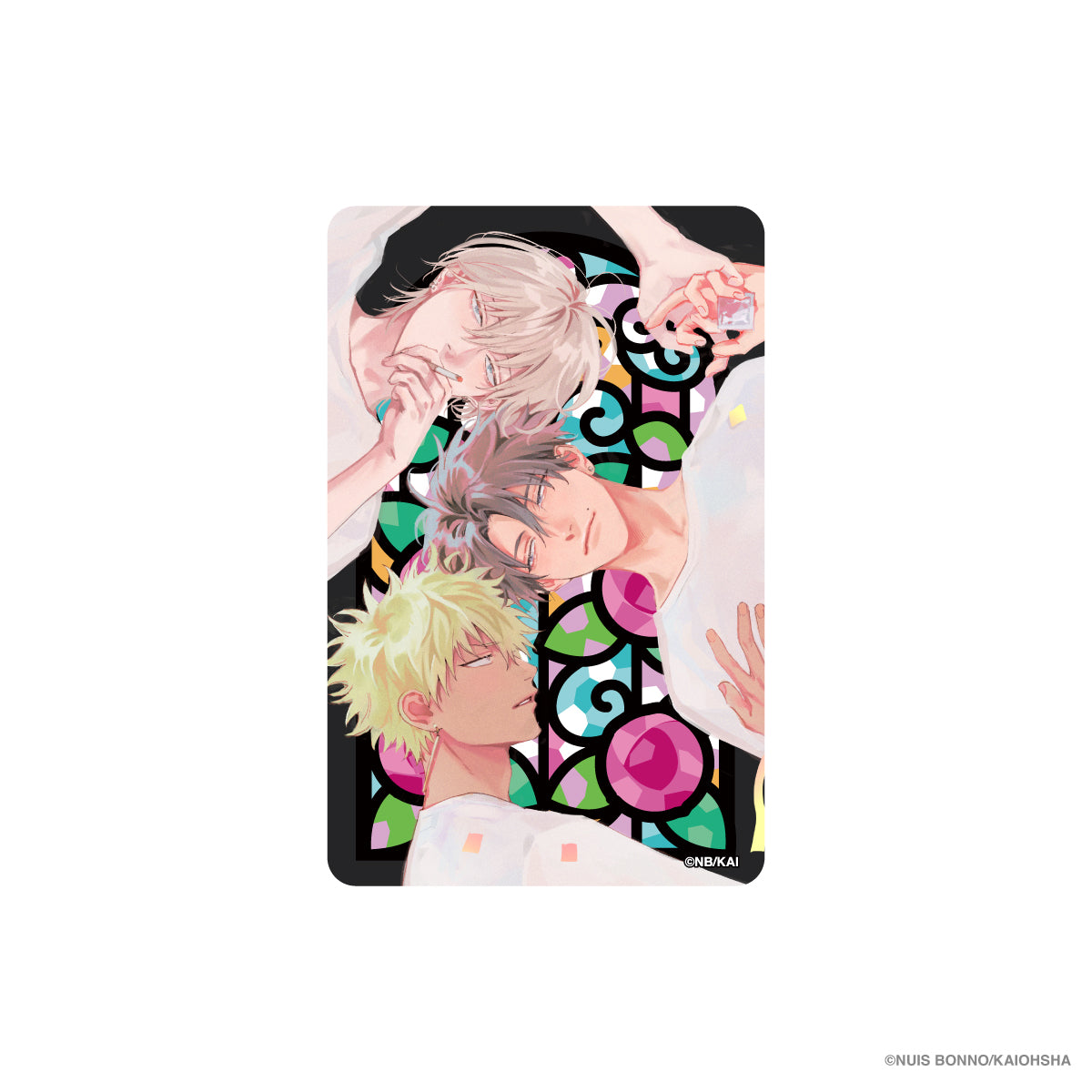 【＆.Emo】 ステンドグラス風クリアカード