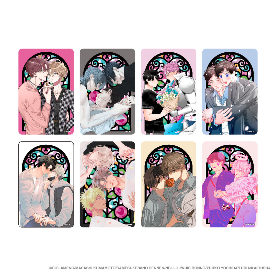 ＆.Emo】 ステンドグラス風クリアカード – animeshi