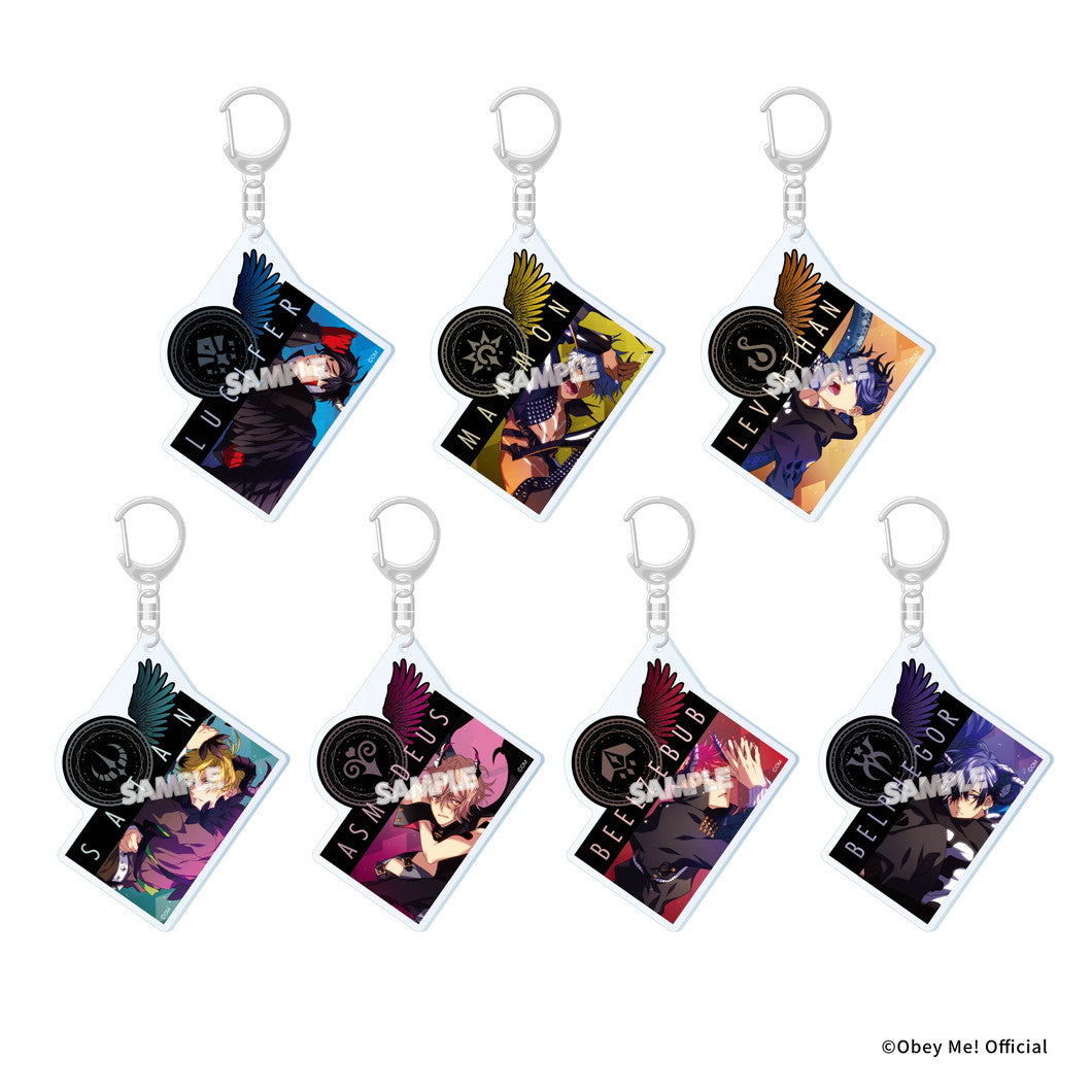 【Obey Me! Nightbringer】Random Acrylic Keychain (Complete Set)